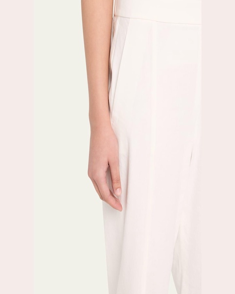 Pull-On Mid-Rise Tapered Pants