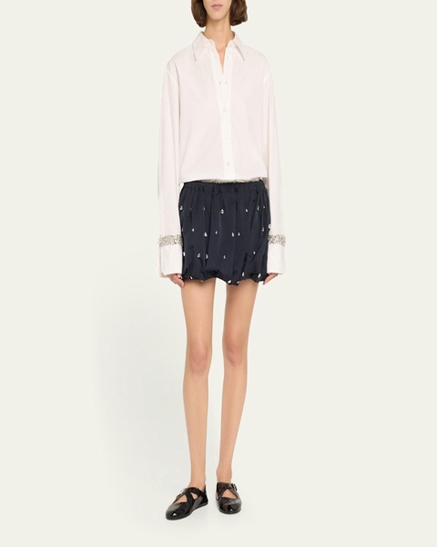 Holly Embellished Bubble Mini Skirt