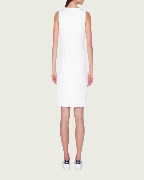 Silk Crepe Shift Dress