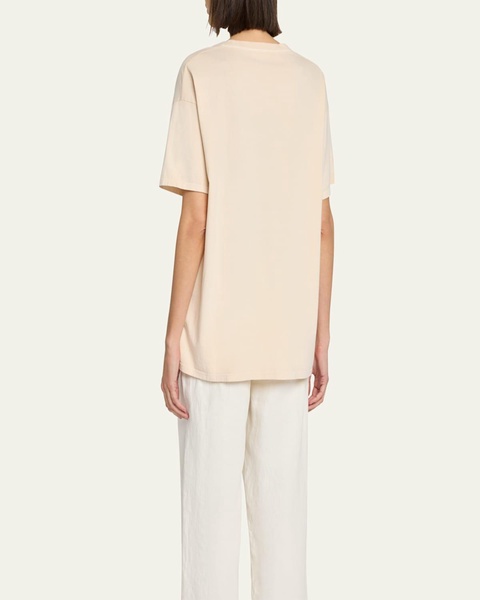 Nadina Oversized Short-Sleeve Top