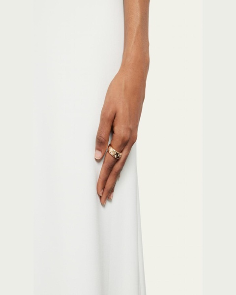 18K Rose Gold ICONICA Ring with Diamonds, 0.66tcw