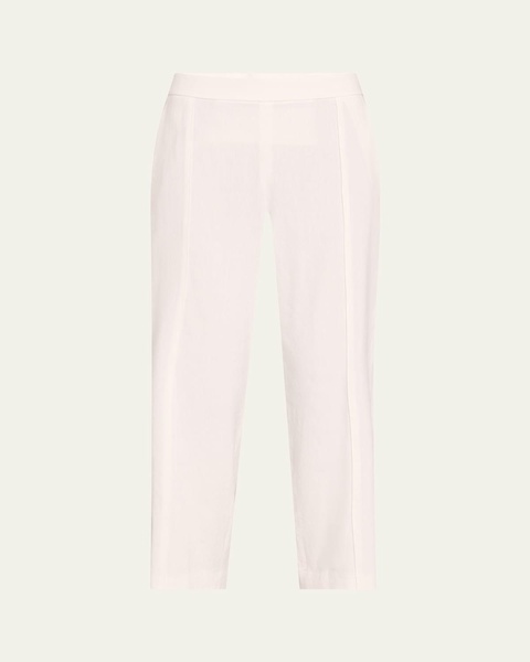 Pull-On Mid-Rise Tapered Pants
