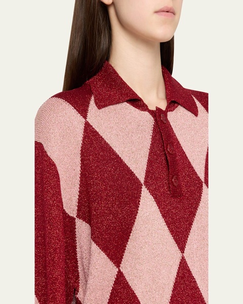 Jockey Argyle Polo Sweater