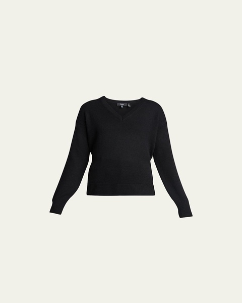 V-Neck Easy Cashmere Pullover