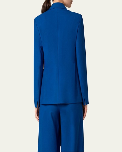 Double-Breasted Cool Wool Jacket