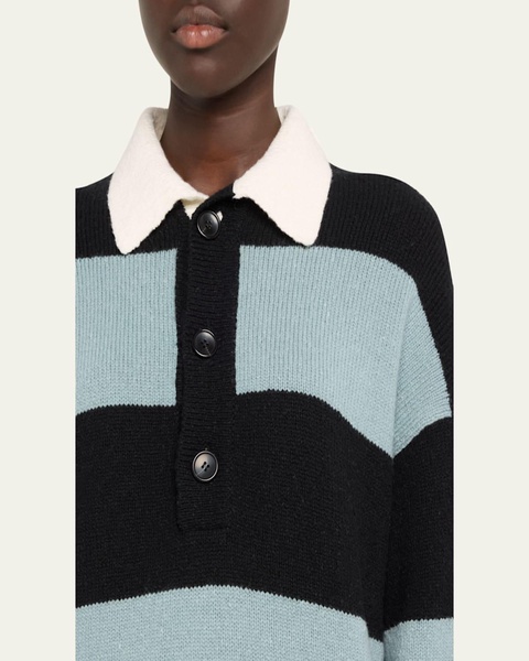 Mason Striped Wool-Cashmere Sweater