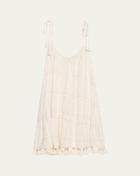 Jaxson Tassel-Trim Mini Dress