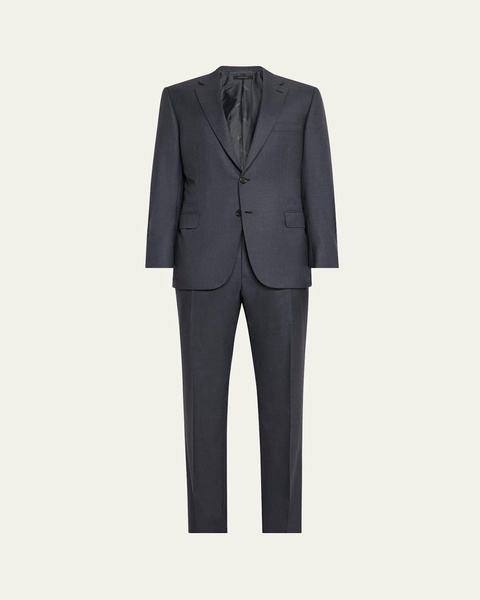 Men's Brunico Virgin Wool Two-Piece Suit