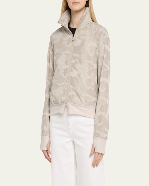 Violette Camo Bomber Jacket