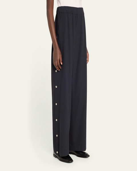 Jackson Straight-Leg Snap Pants