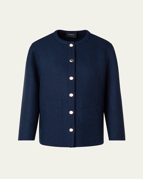 Wilke Double-Face Wool Short Jacket