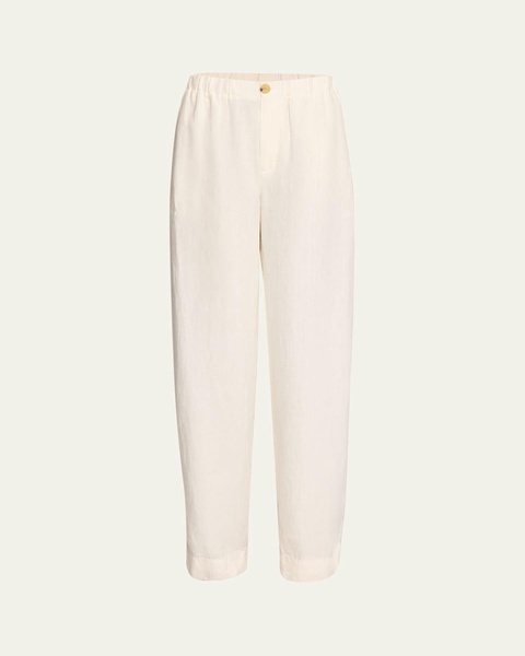 Hemp Wide-Leg Utility Pants