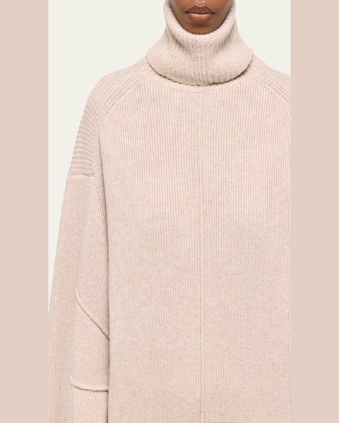 Apex Chunky Wool-Cashmere Turtleneck Sweater