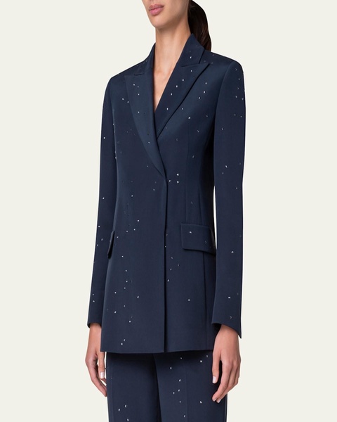 Nadine Swarovski Stars Silk Jacket