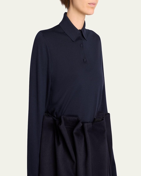 Ipanelli Polo Wool Top