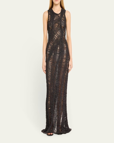 Kapok Drop-Stitch Maxi Dress