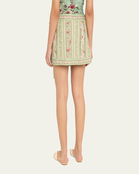 Luna Honeysuckle Mini Skirt Coverup