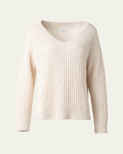 Loose Summer Tweed Knit Sweater