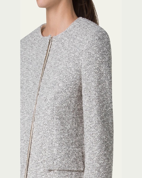 Adriana Short Tweed Boucle Jacket