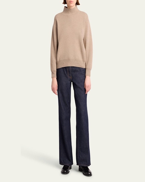 Hibem Mock-Neck Cashmere Sweater