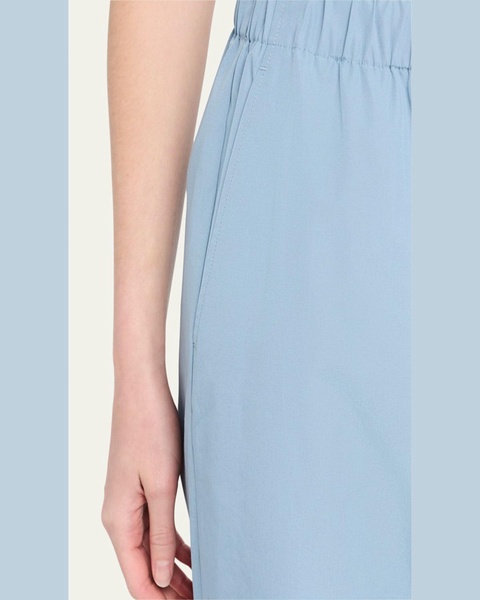Riverside Wide-Leg Organic Cotton Poplin Pants