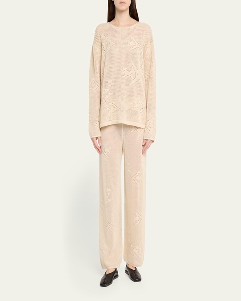Angel Fish Knit Lace Joggers