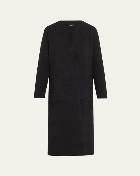 One-Button Cashmere Coat