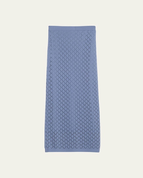 Addison Pointelle Knit Skirt