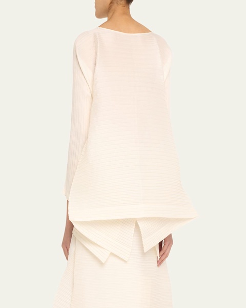 Paneled Pleats Top