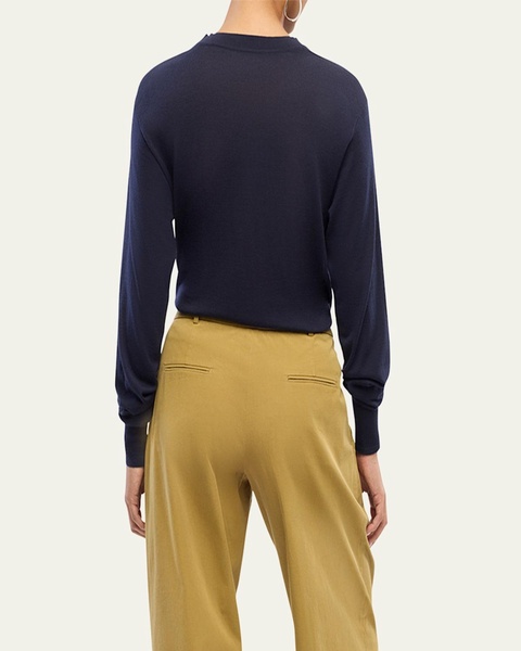 Featherweight Sheer Wool Sweater