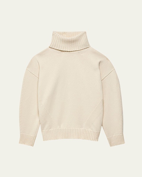 Oversized Luxe Cashmere Wool Turtleneck Sweater