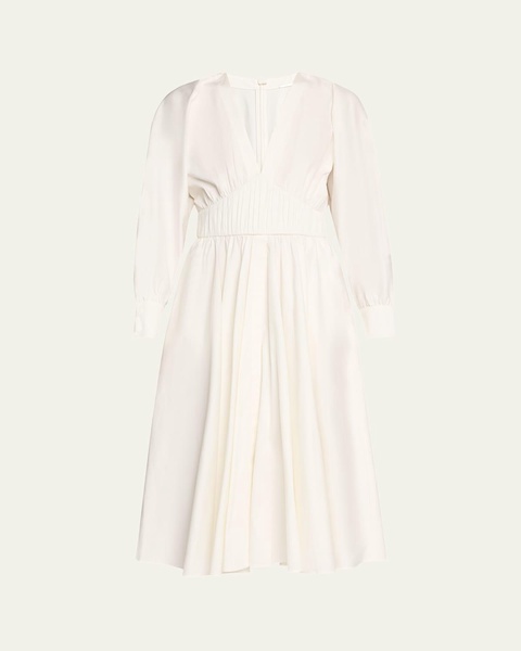 Viro Long-Sleeve Midi Dress