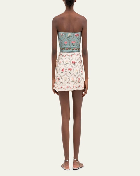 Luna Orquidea Mini Skirt Coverup
