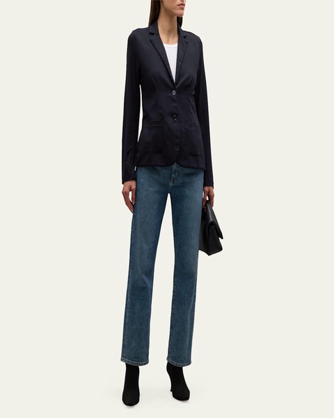 Soft Touch Two-Button Blazer