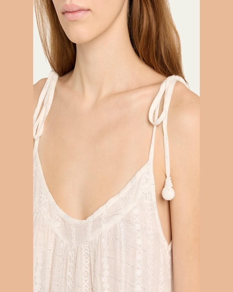 Jaxson Tassel-Trim Mini Dress