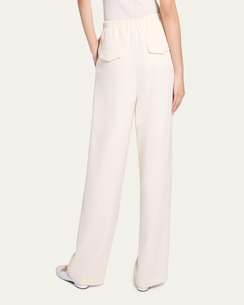 Pleated Casual Drawstring Pants