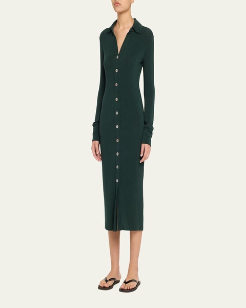 Cardigan Knit Midi Dress