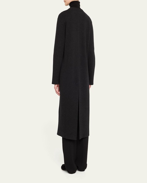 One-Button Cashmere Coat