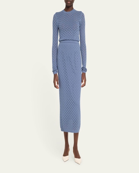 Brandi Pointelle Knit Top