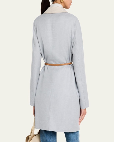 Belted Reversible Double-Faced Jacket