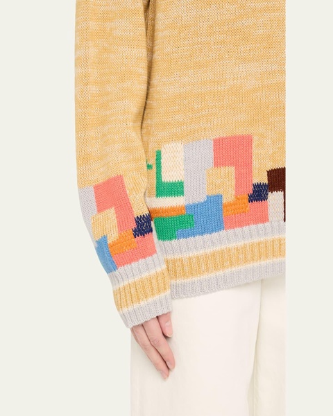 Swatch Abstract Knit Sweater