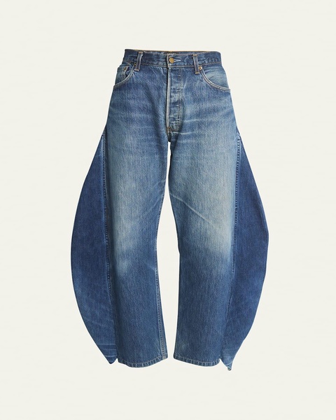 Upcycled Jeans with Side Inserts