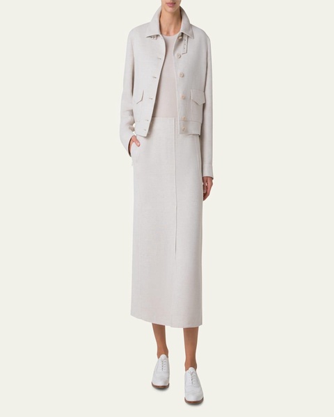 Peer Twisted Linen Double-Face Jacket