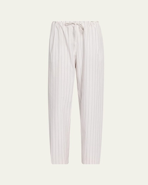 Hypnosta Striped Straight-Leg Drawstring Pants