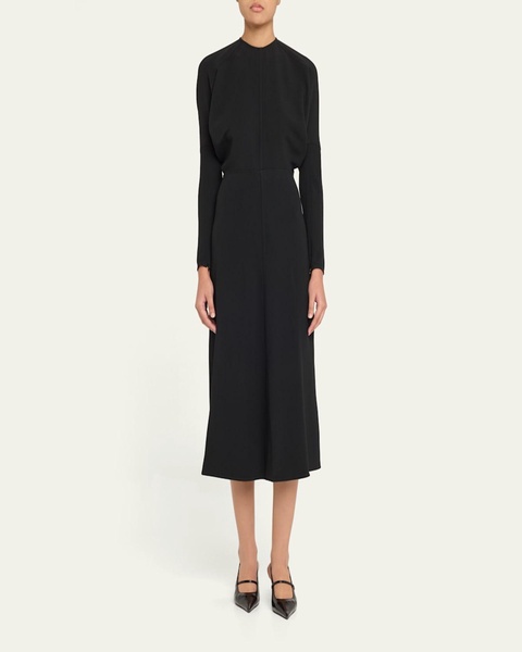 Dolman Sleeve Midi Dress