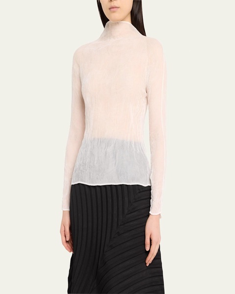 Chiffon Twist-38 Sheer Top