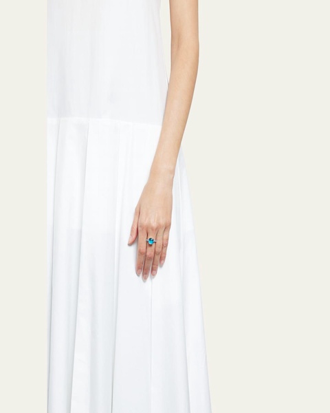 Nudo Classic 18K Ring with Turquoise and Topaz