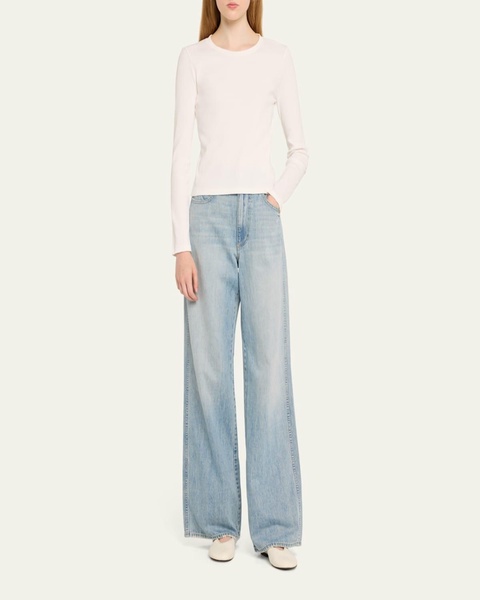 Slim Rib Long-Sleeve Tee