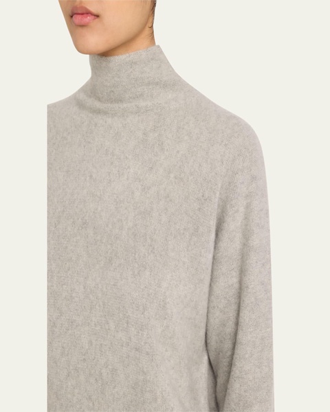 Boxy Cashmere Turtleneck Sweater