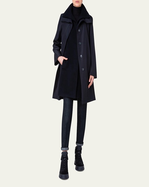 Storm System Double-Breasted Coat